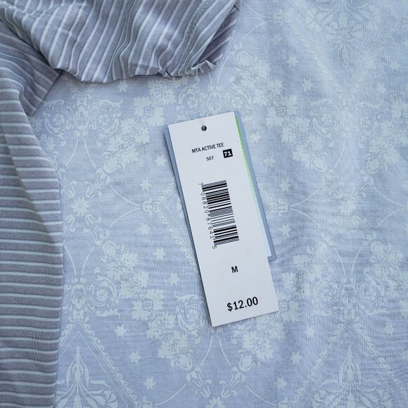 MTA Sport Mens Athletic Shirt - Grey - Size Medium (M) - Picture 3 of 8